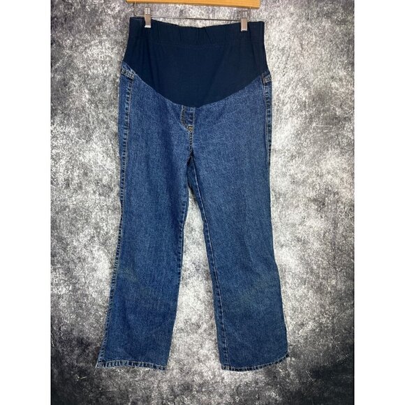 Motherhood Maternity Bootcut Medium Wash Maternity Jeans Size Medium Women's - Picture 1 of 11